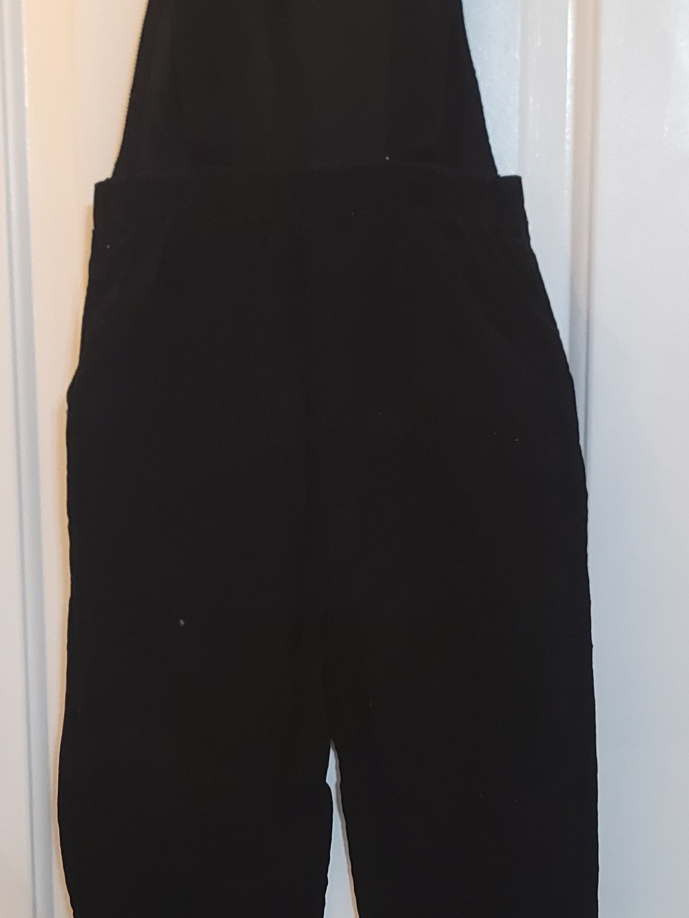 Copper Key Girl's Black Corduroy Overall Jumpsuit - Picture 2 of 3